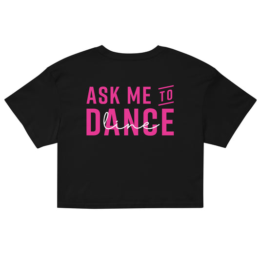 AMTD Line Dance Crop Hot Pink